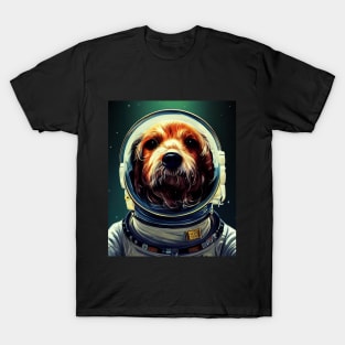 Space Dog In Astronaut Costume T-Shirt